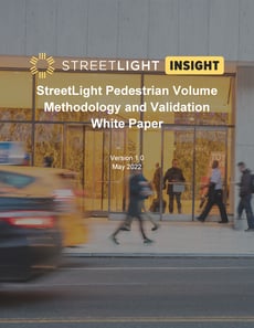 Pedestrian Volume Methodology